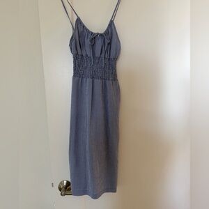 Rouje Blue Striped Women's Dress